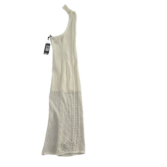 NWT - Marciano Meline One-Shoulder Sweater Maxi Dress – Pale Pearl – Size XS - Picture 1 of 5